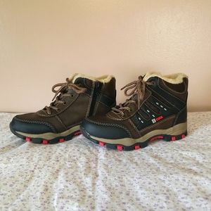 Kids Fleece Lined Hiking Boots size 13
